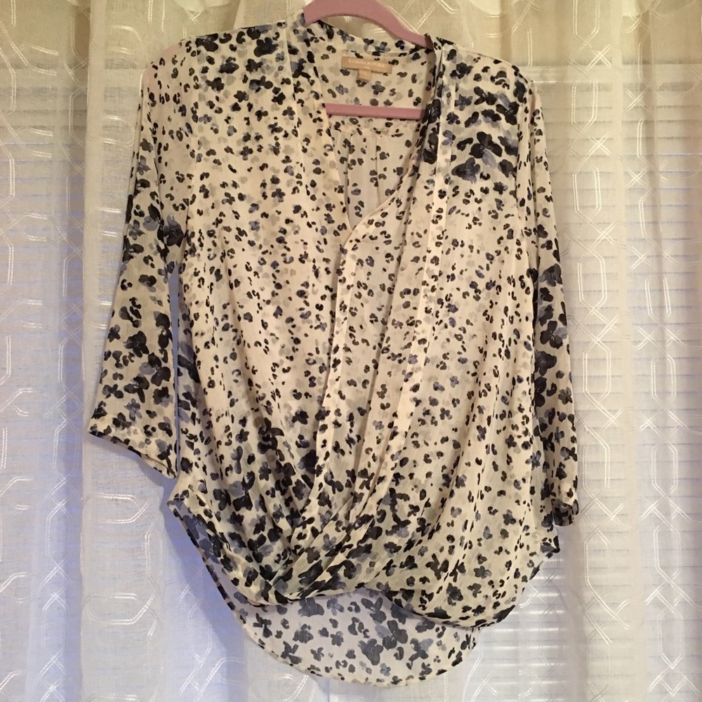 Banana Republic | Floral Print Blouse | Small